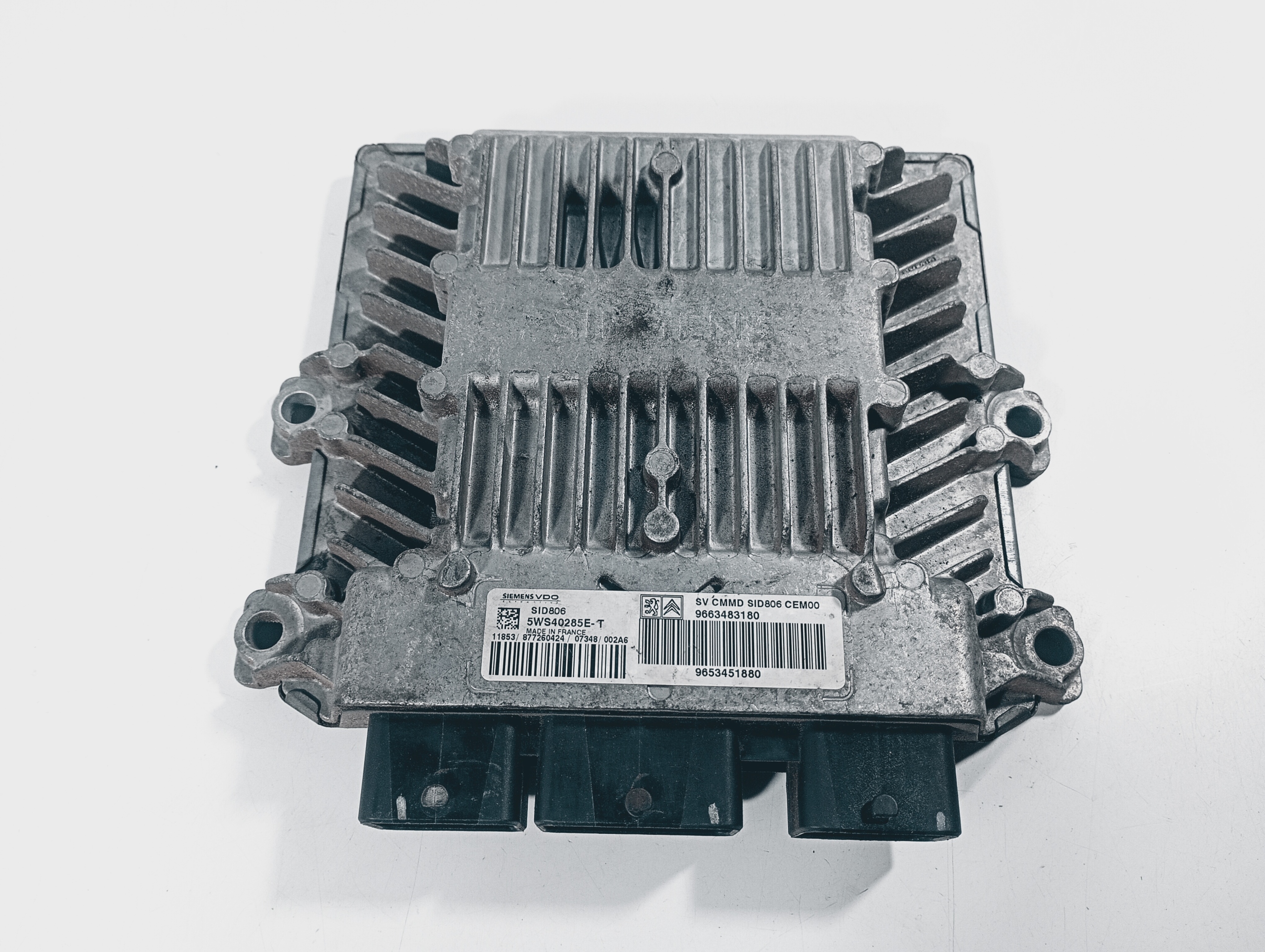 computer control unit of the engine OE 9653451880 Citroen C2 03-17