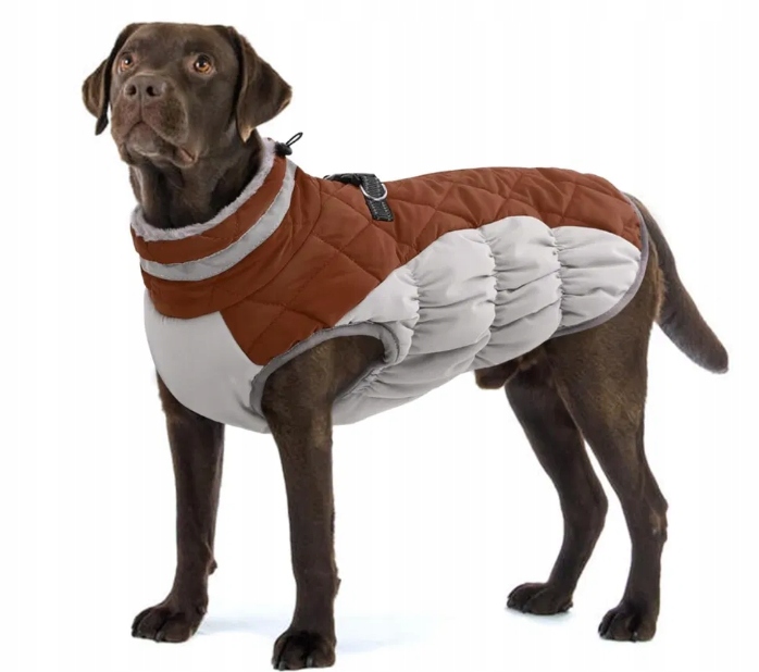 Voděodolná bunda pro psa s podšívkou Velikost L