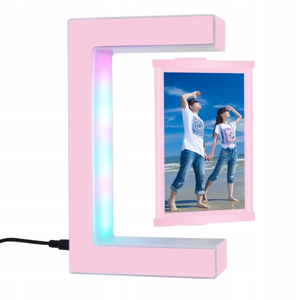 Rámeček na fotografie růžový dárek k Valentýnu