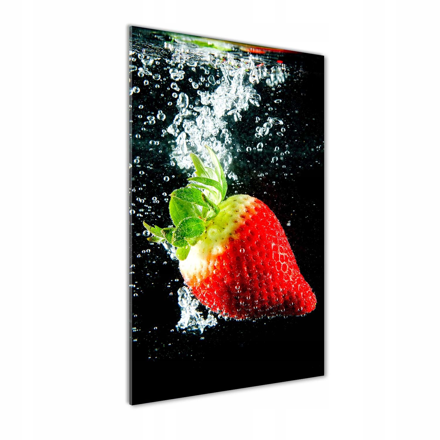 

Foto obraz akrylowy Truskawka pod wodą 70x140 cm