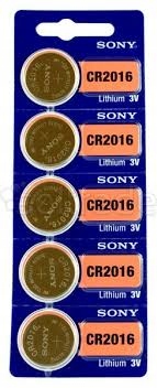 

5X Bateria litowa Sony 3V Cr 2016 --- 5 sztuk