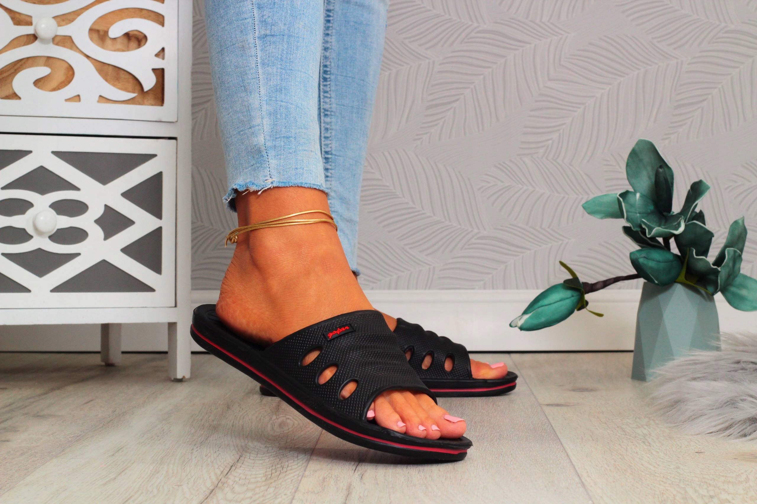 KLAPKI damskie Basenowe Plażowe piankowe Lekkie Rozmiar 40