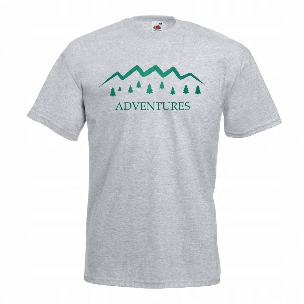 

Koszulka las góry lasy adventures S szara