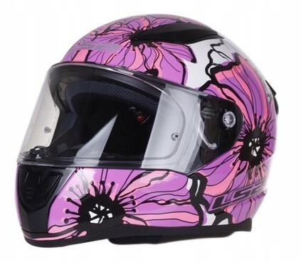 Kask Motocyklowy LS2 FF353 Rapid II Poppies Integralny Połysk Rozmiar M