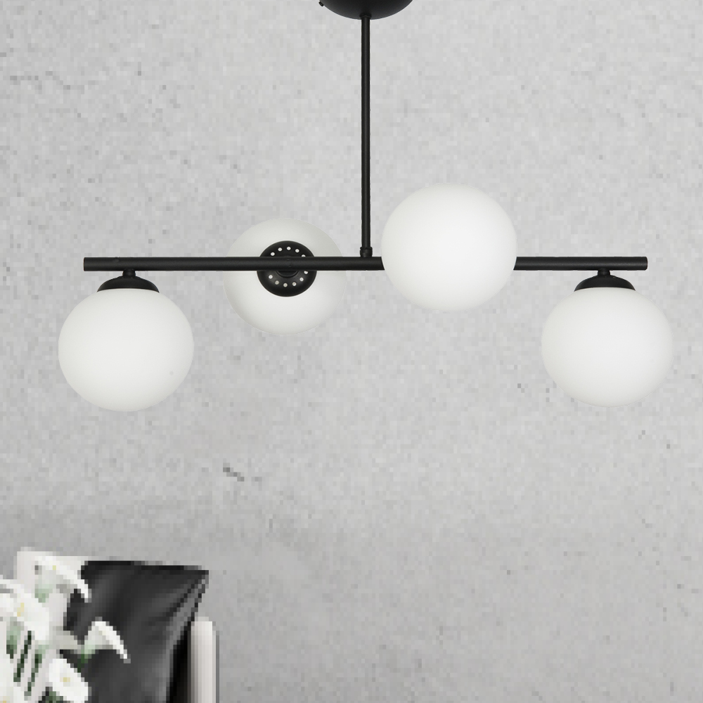 LAMPA WISZĄCA SUFITOWA ŻYRANDOL SZKLANE KULE LED Zasilanie sieciowe