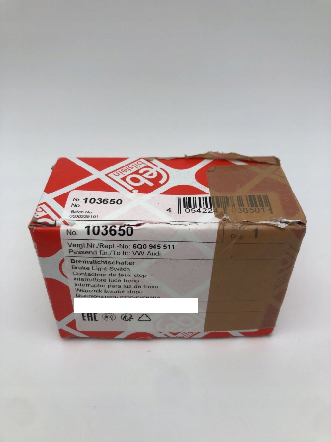 Włącznik Świateł Stop Febi Bilstein 103650 Producent części Febi Bilstein