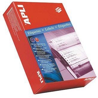 Etikety pro jehličkové tiskárny 137.2x74.1 mm 2000 štítků 4 na stránce Apli Apl