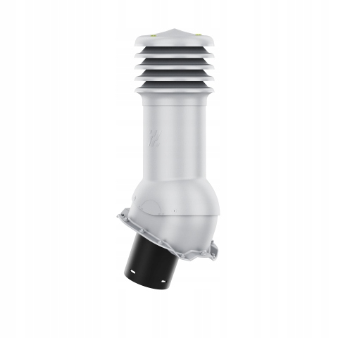 Kominík HiVent 125 pro trapézový plech T14 Ral 9006 Stříbrný