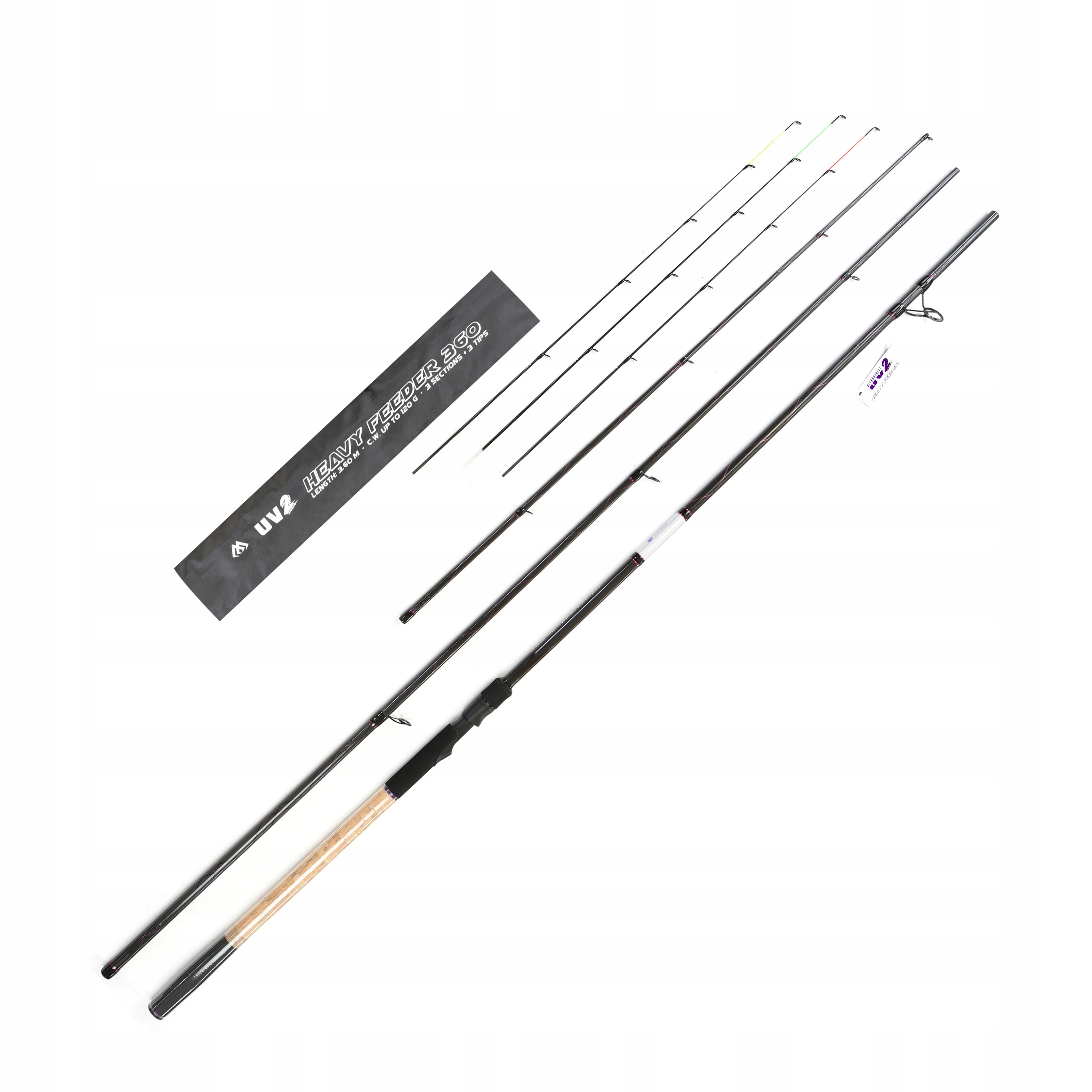 Wędka Mikado Uv II Heavy Feeder 3.60m 1-120g idealna na rzeki i duże wody
