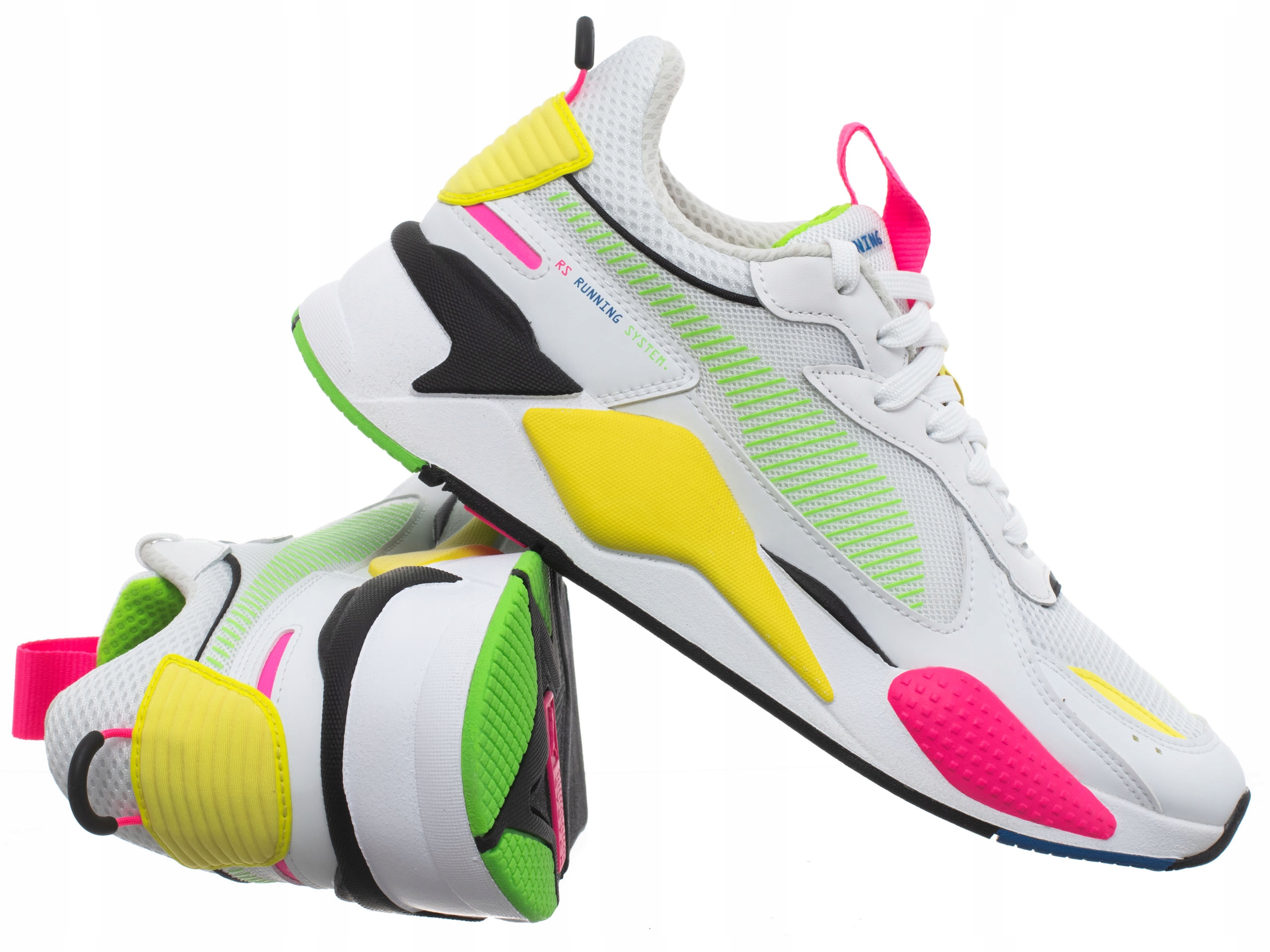 Puma Dámské Boty Rs-x Fluo 374929-01 sportovní tenisky, bílé, pohodlné