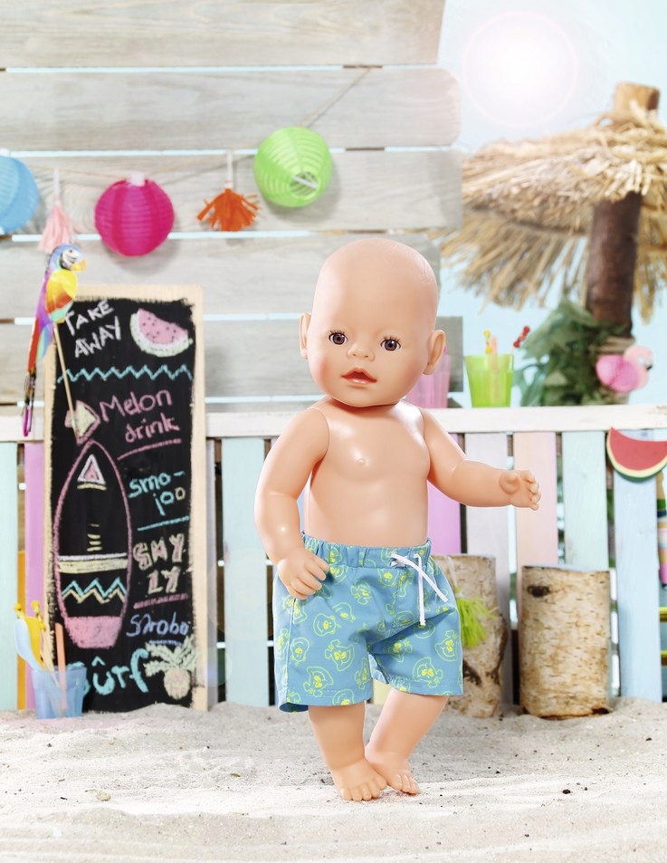 Zapf Szorty plażowe Baby Born Materiał tkanina