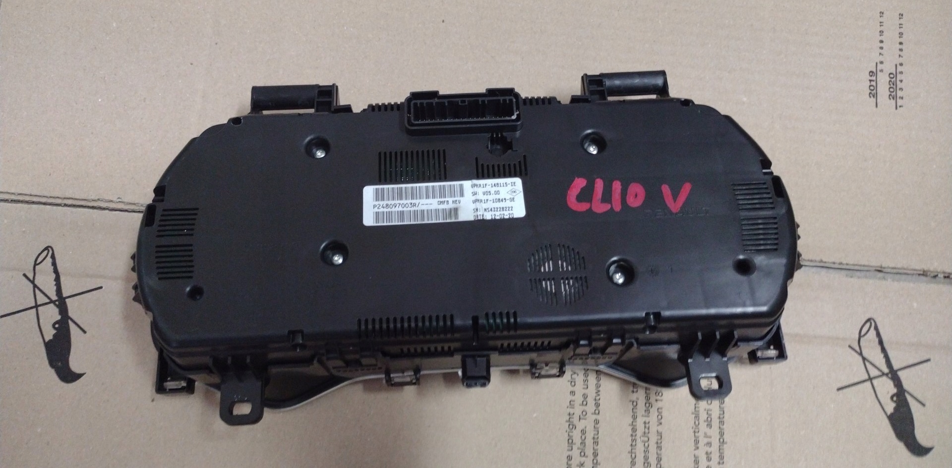 LICZNIK ZEGARY RENAULT CLIO V HYBRYDA 248097003R Typ samochodu Samochody osobowe