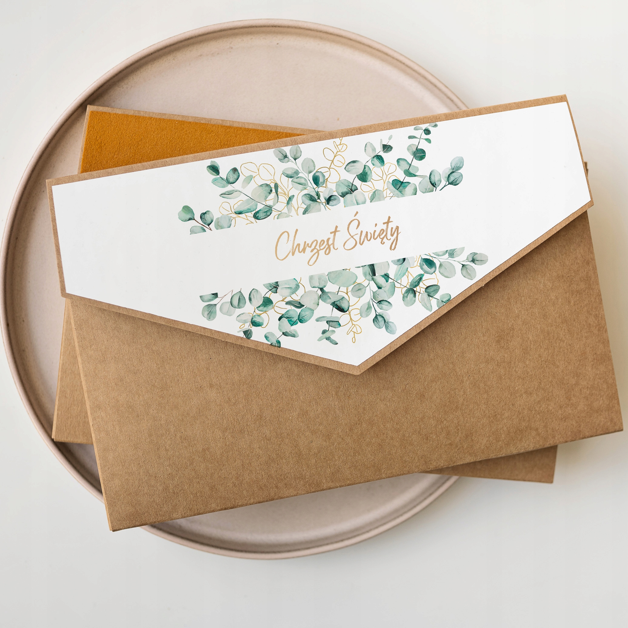 Folder pudełko etui koperta teczka na 40 zdjęć 13x18 z klapką Chrzest