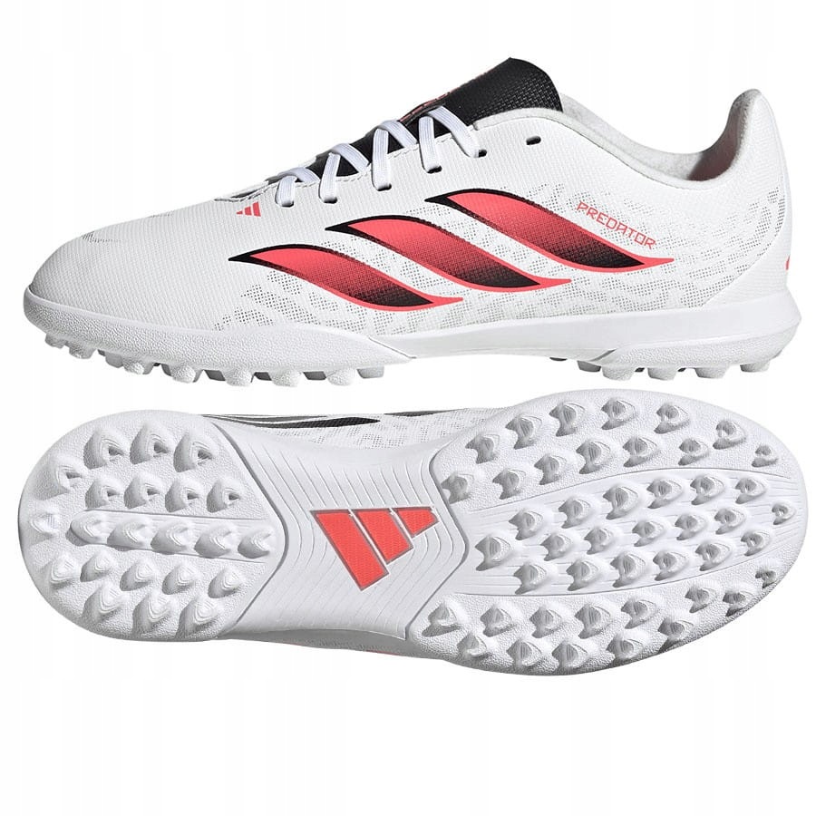 Buty adidas Predator Club Jr Tf IH2082 37 1/3, Biały 37 1/3, Biały