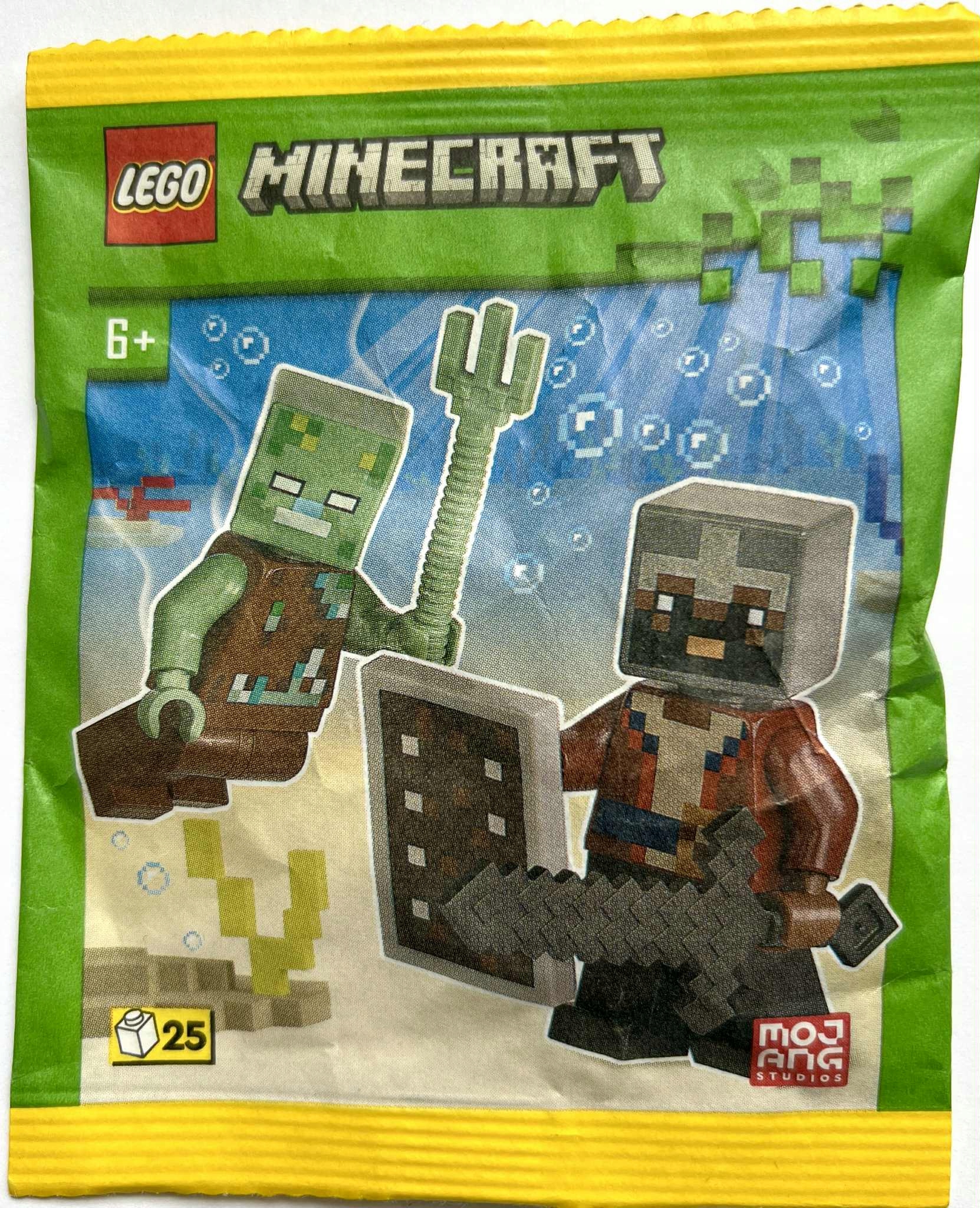 Lego Minecraft Zombie Utopiec i Bohater figurki 662405