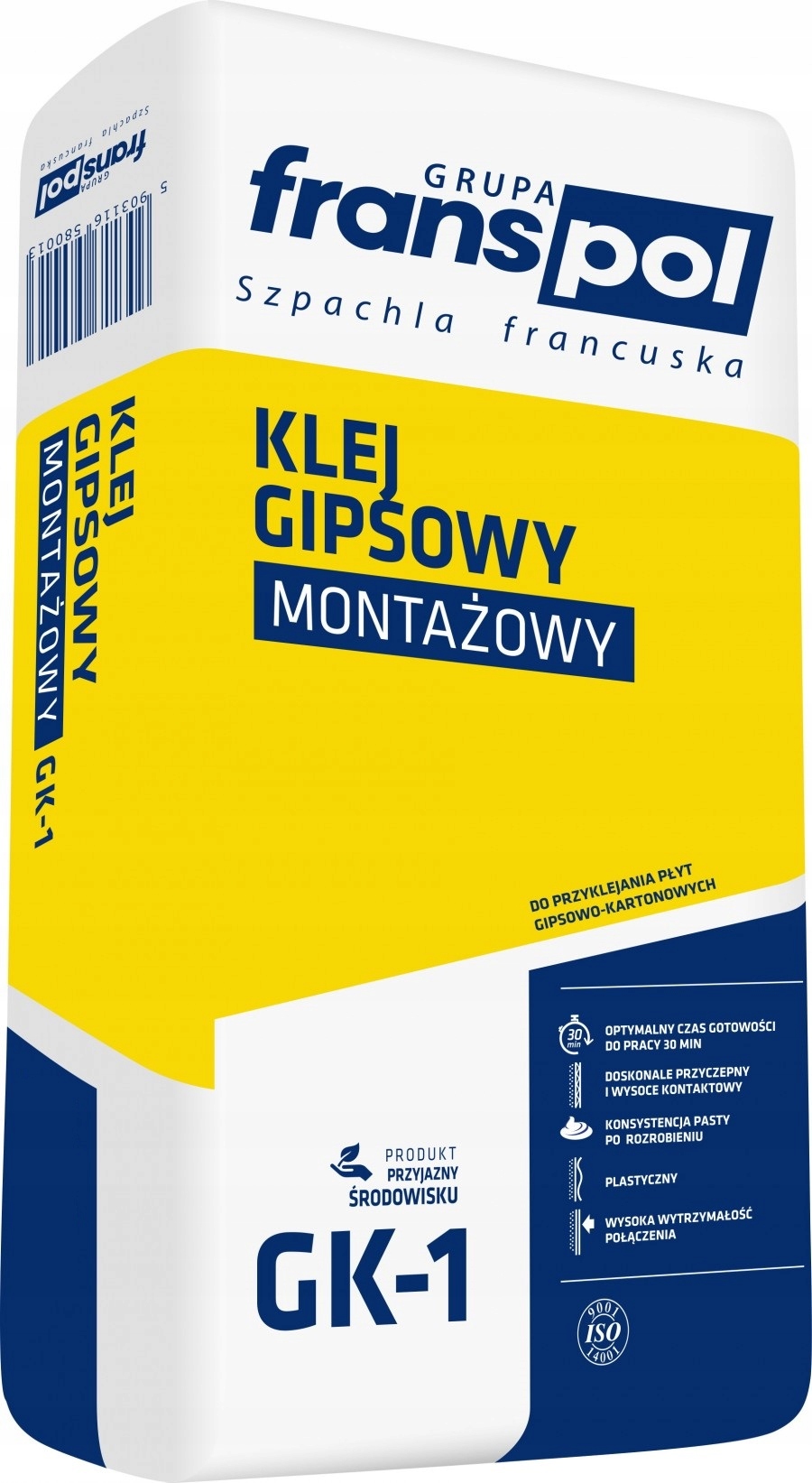 Franspol GK-1 klej gipsowy Montażowy 20kg