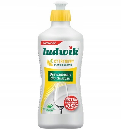 

Ludwik Płyn do Mycia Naczyń Cytrynowy 450 ml