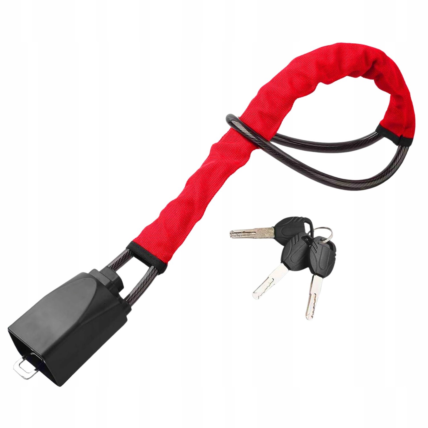 Zámek proti krádeži Řídítka a zásuvky bezpečnostního pásu silný