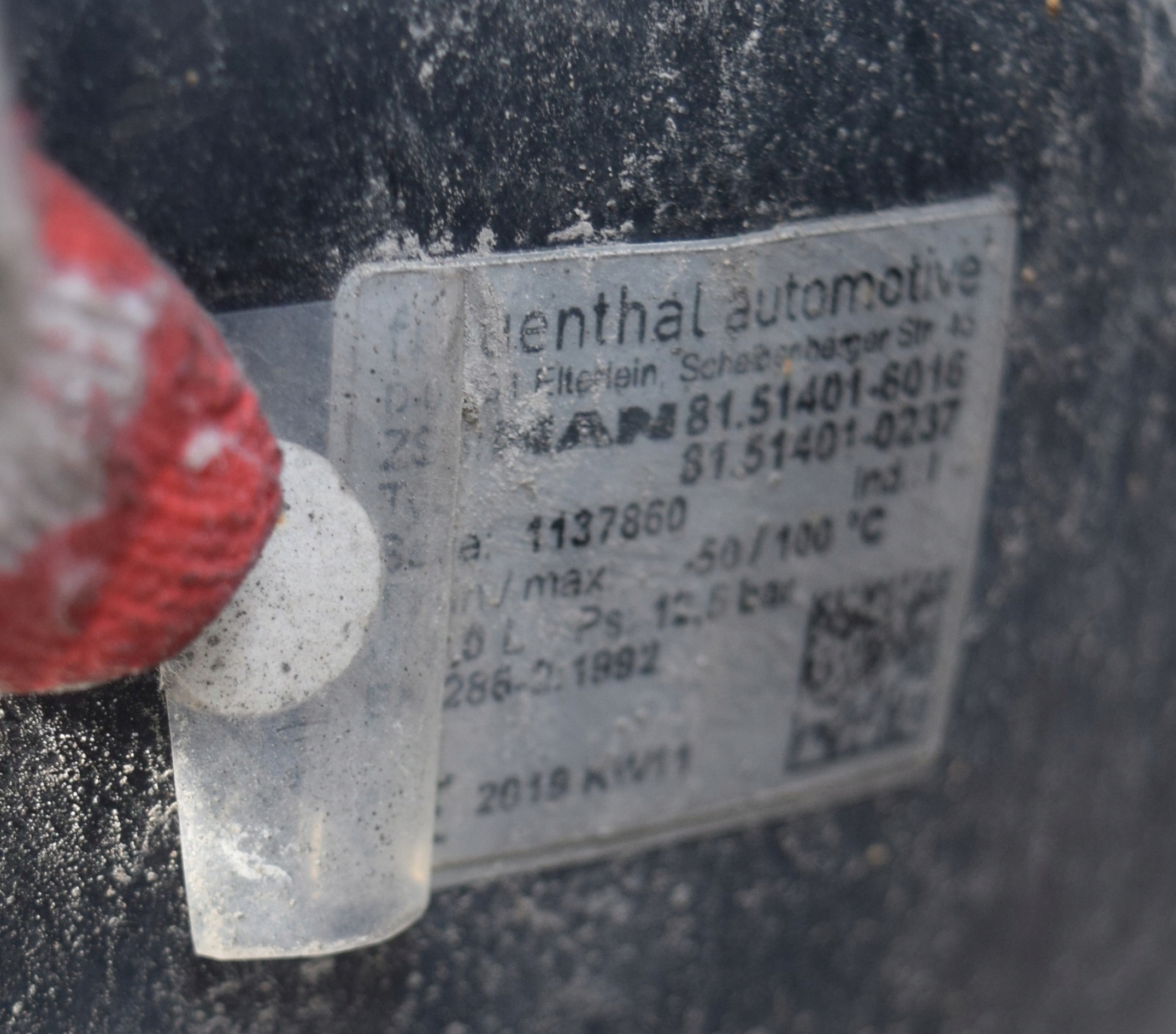 81514010237 - 10 ЛИТРОВ MAN TGX TGA TGS ВОЗДУШНЫЙ БАК ЦИЛИНДР