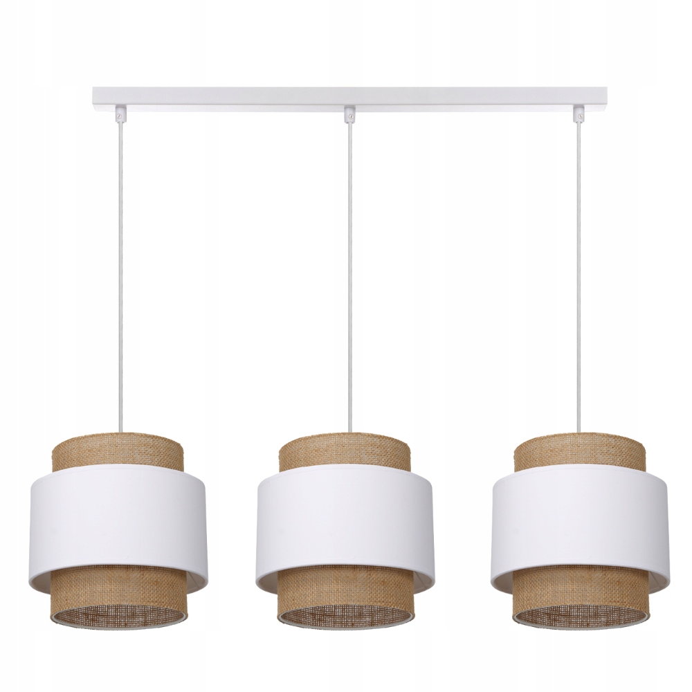 

Lampa Wisząca Żyradnol Juta Boho Jutowa Podwójna