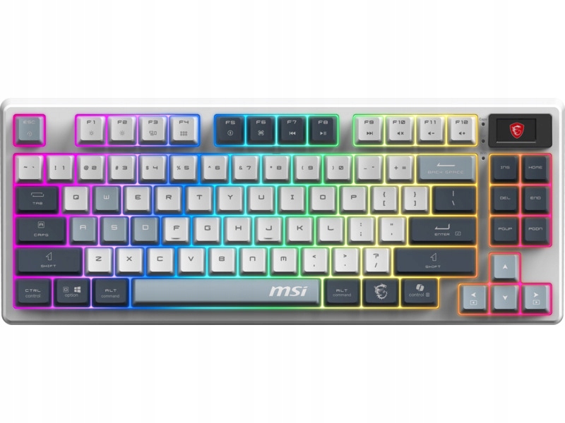 Klawiatura Msi Forge GK600 Tkl Sky