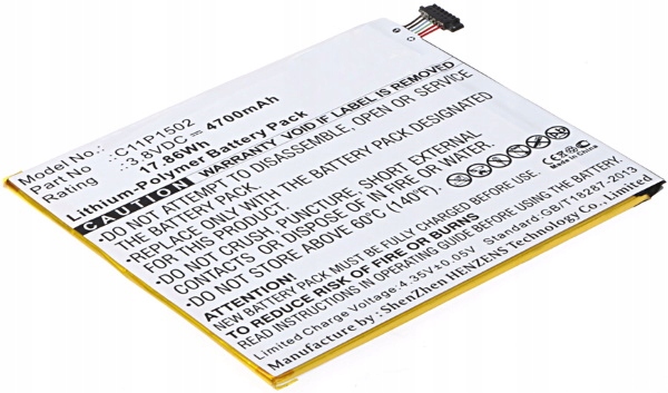 Bateria Akumulator do Asus ZenPad 10 P023 Z300C C11P1502 4700mAh