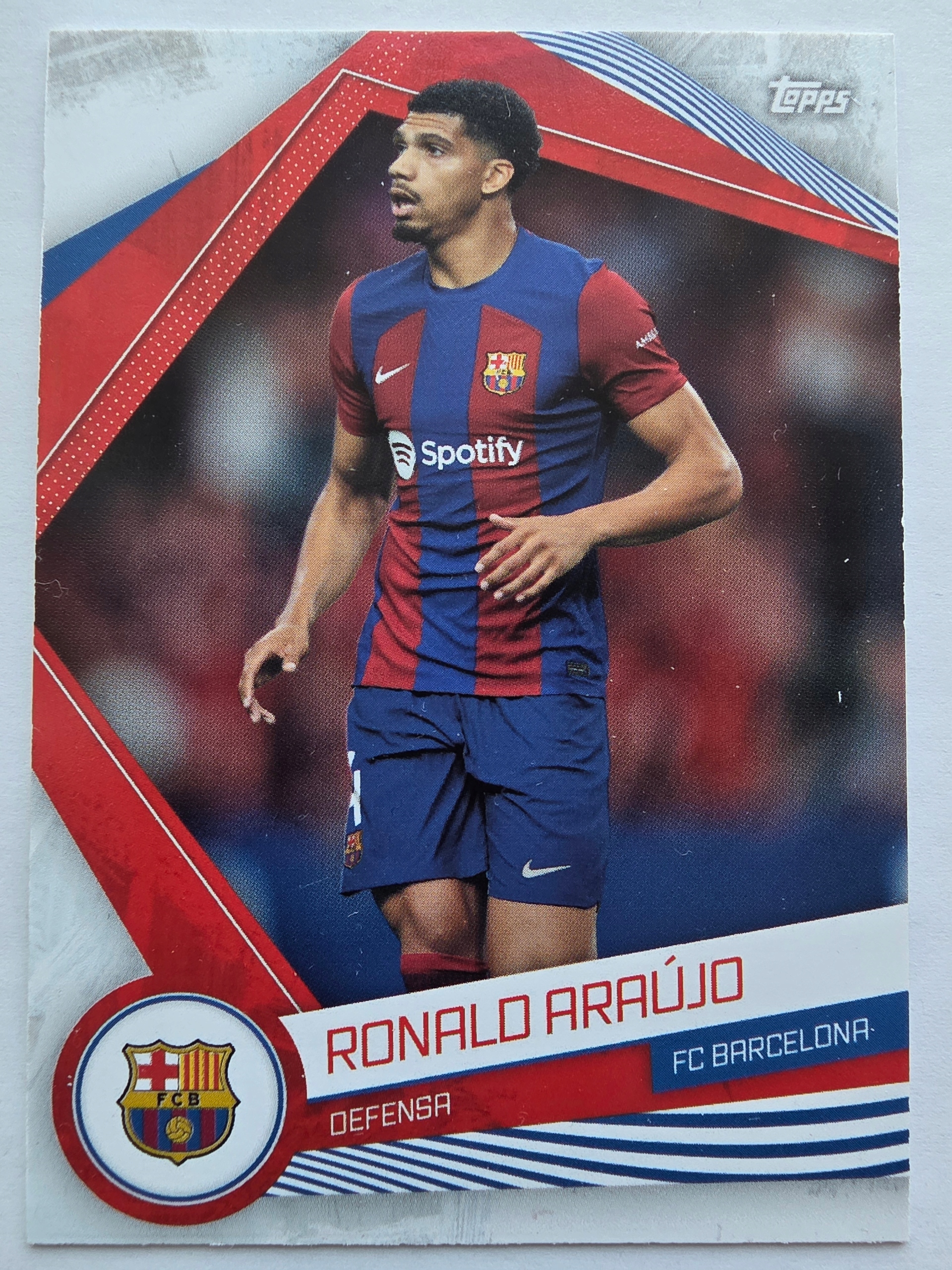 2023 Topps Fan Set Ronald Araujo Fc Barcelona /a