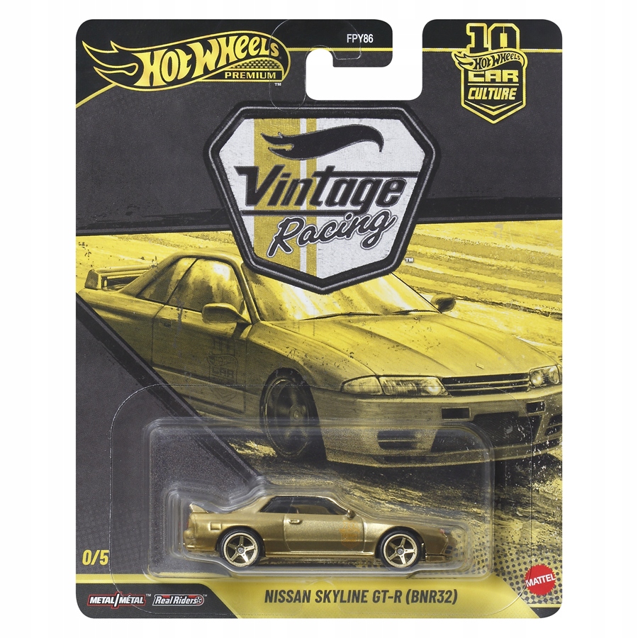 Hot Wheels Premium Vintage Racing Nissan Skyline Gt-r BNR32 Chase 0/5 JKF23