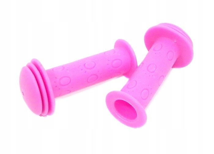 RĄCZKI UCHWYTY CHWYTY GUMOWE DO ROWERU RÓŻOWE