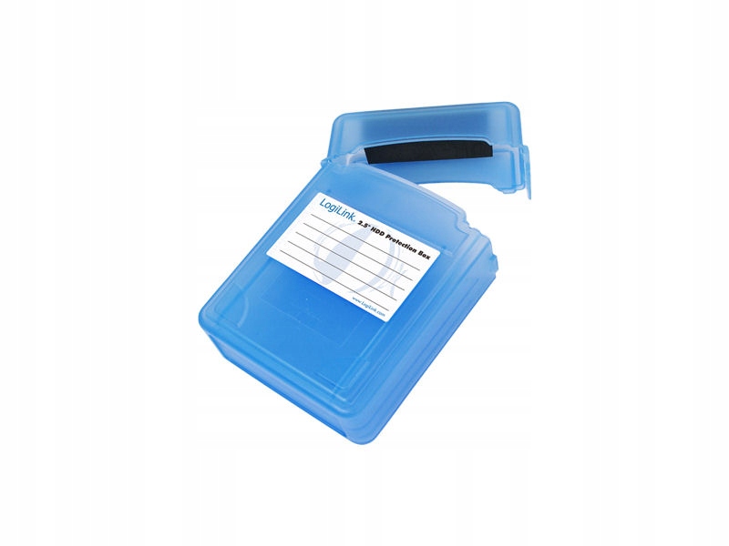 Etui plastikowe do dysku 2,5" podwójne LogiLink UA0132 niebieskie