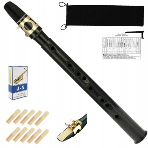 Kapesní saxofon Stroiki Jx Pocketsax černý mini saxofon