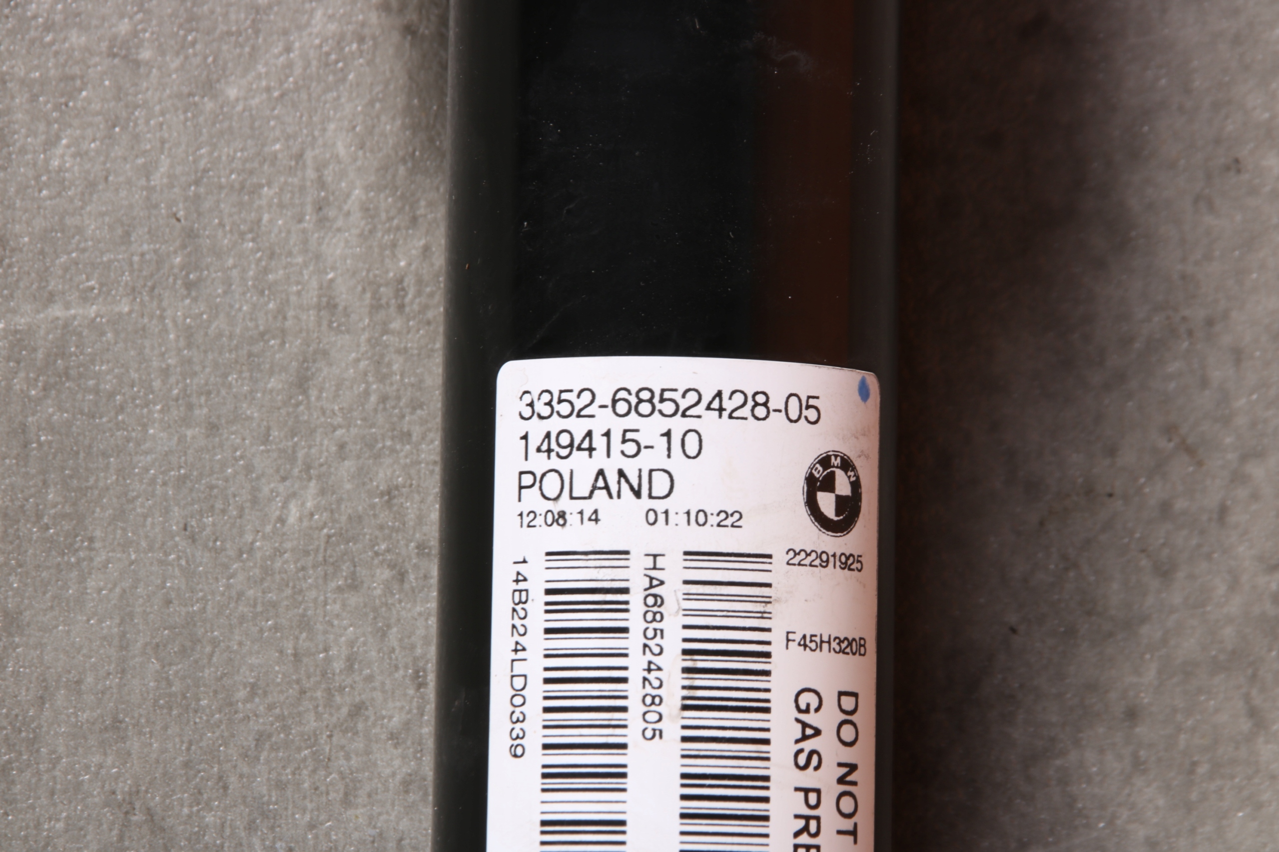 BMW F45 ACTIVE TOURER shock absorber right left rear part rear 6852428