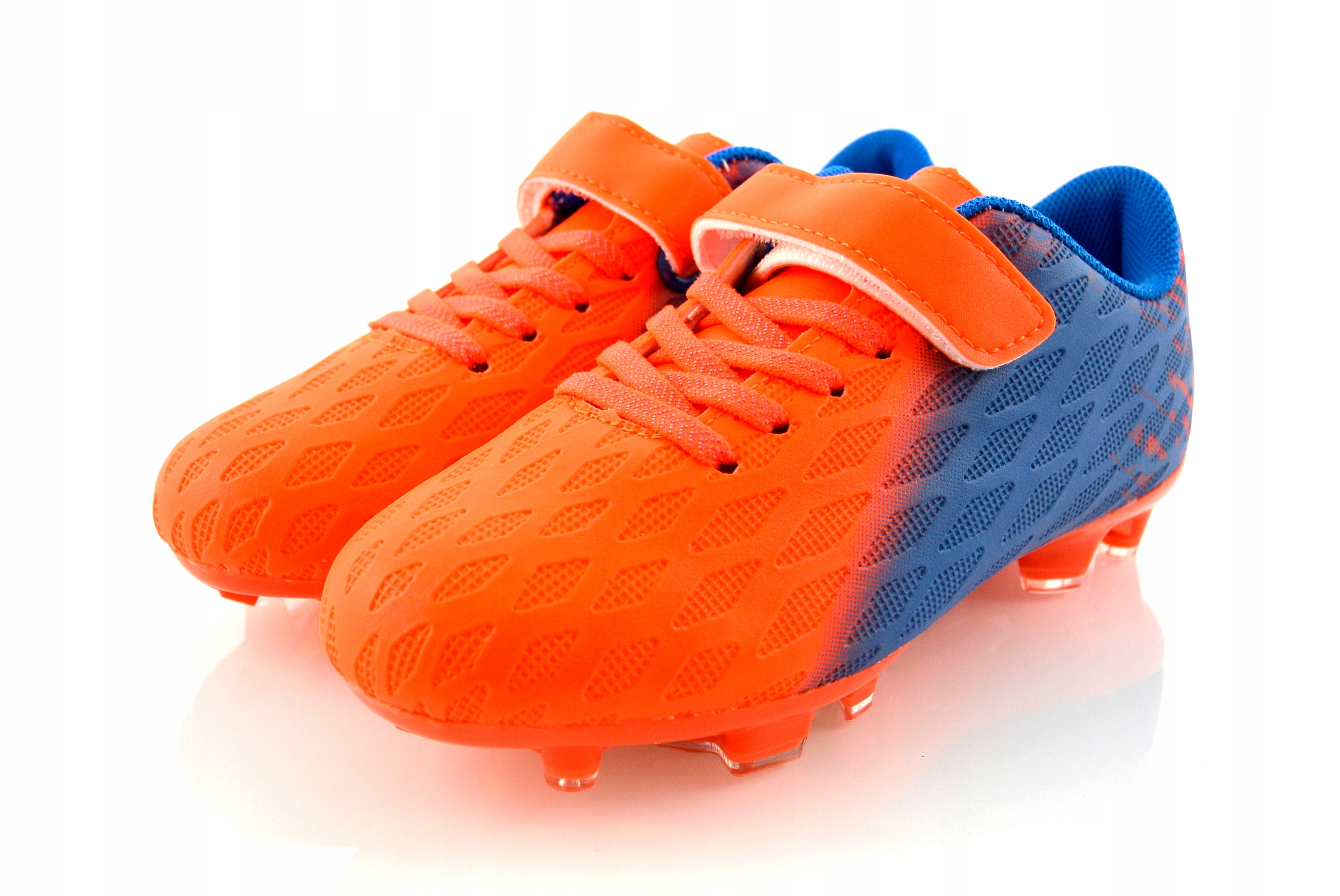 Pomarańczowe Korki Buty Do Gry W Piłkę Nożną Na Rzepę Lanki Orlik r 36