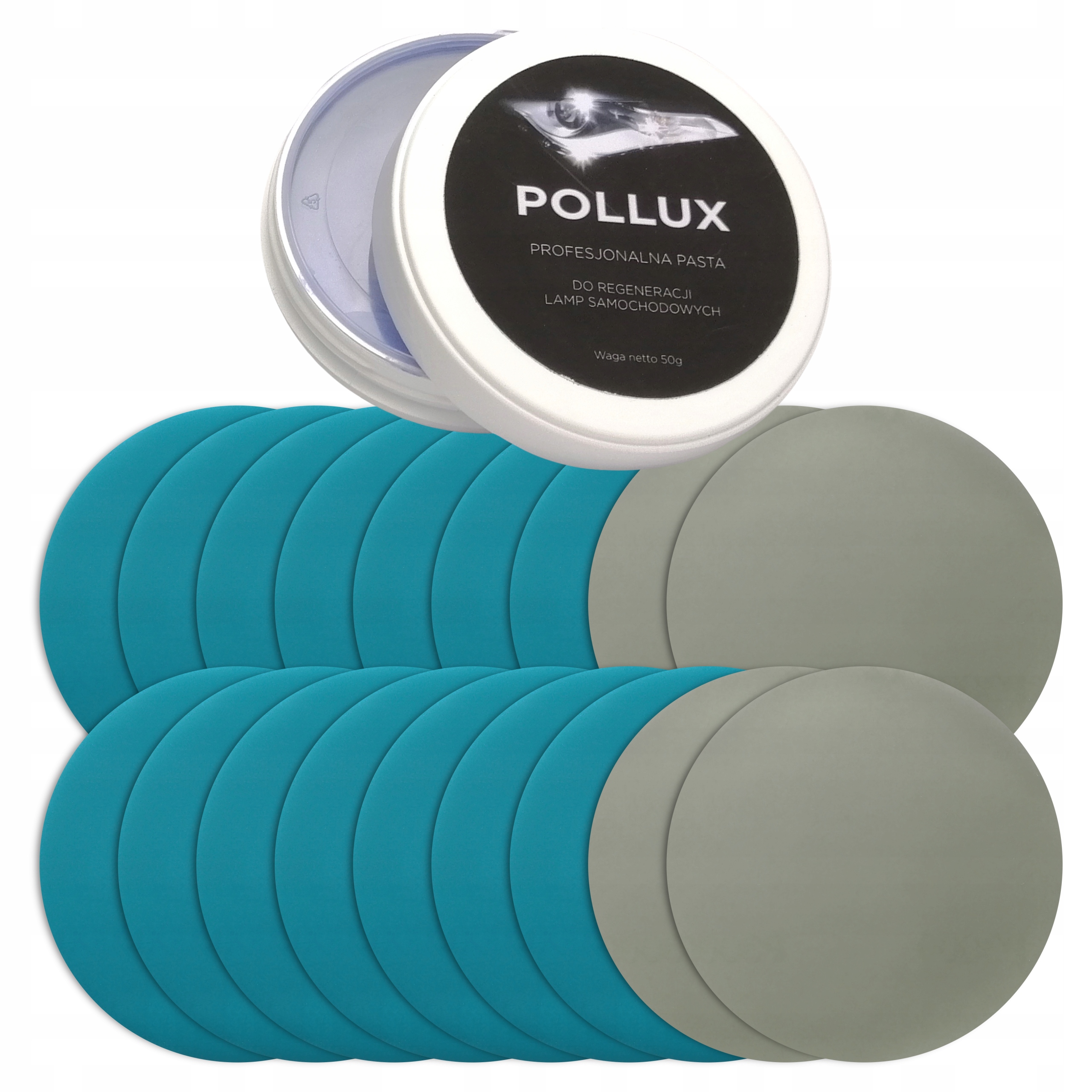 

Zestaw Krążków Wodnych 75mm P400-P3000 + Pasta