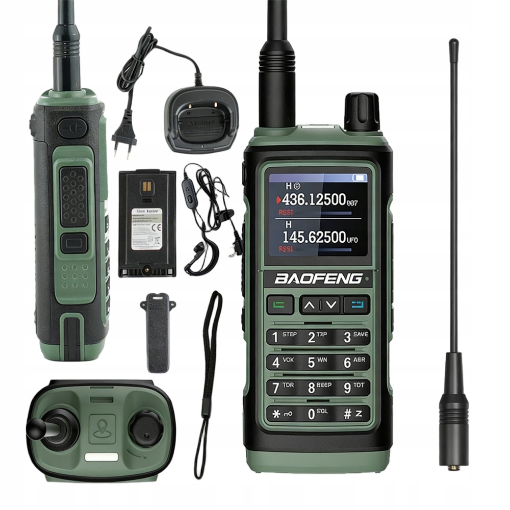 Vysílačka Baofeng UV-17E M Vhf Uhf Skener Letecké Pásmo