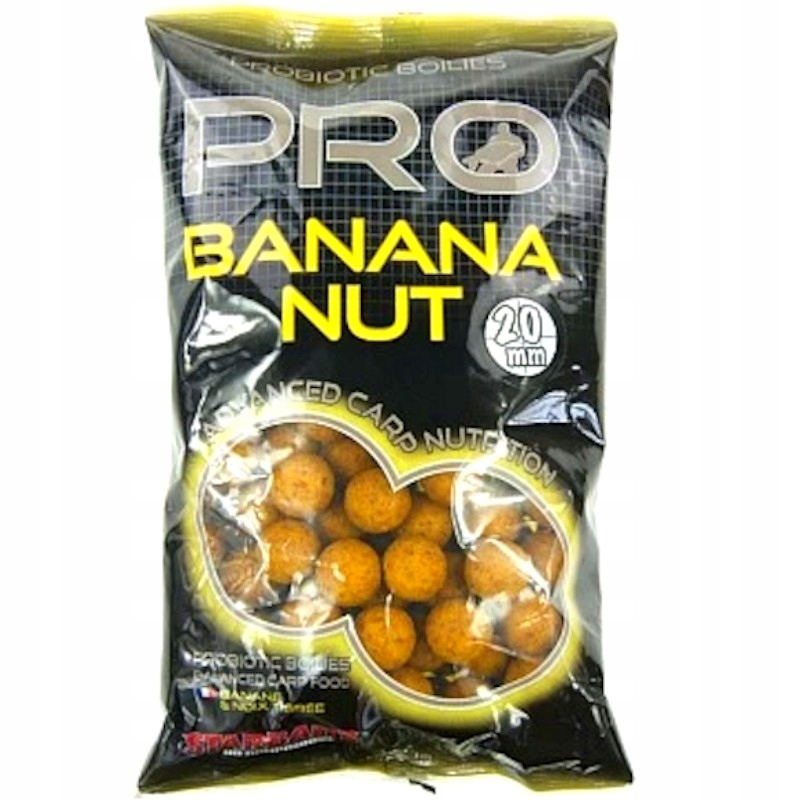 Kulki Zanętowe Starbaits Probiotic Pro Banana Nut 20mm 800g Na Karpia Amura
