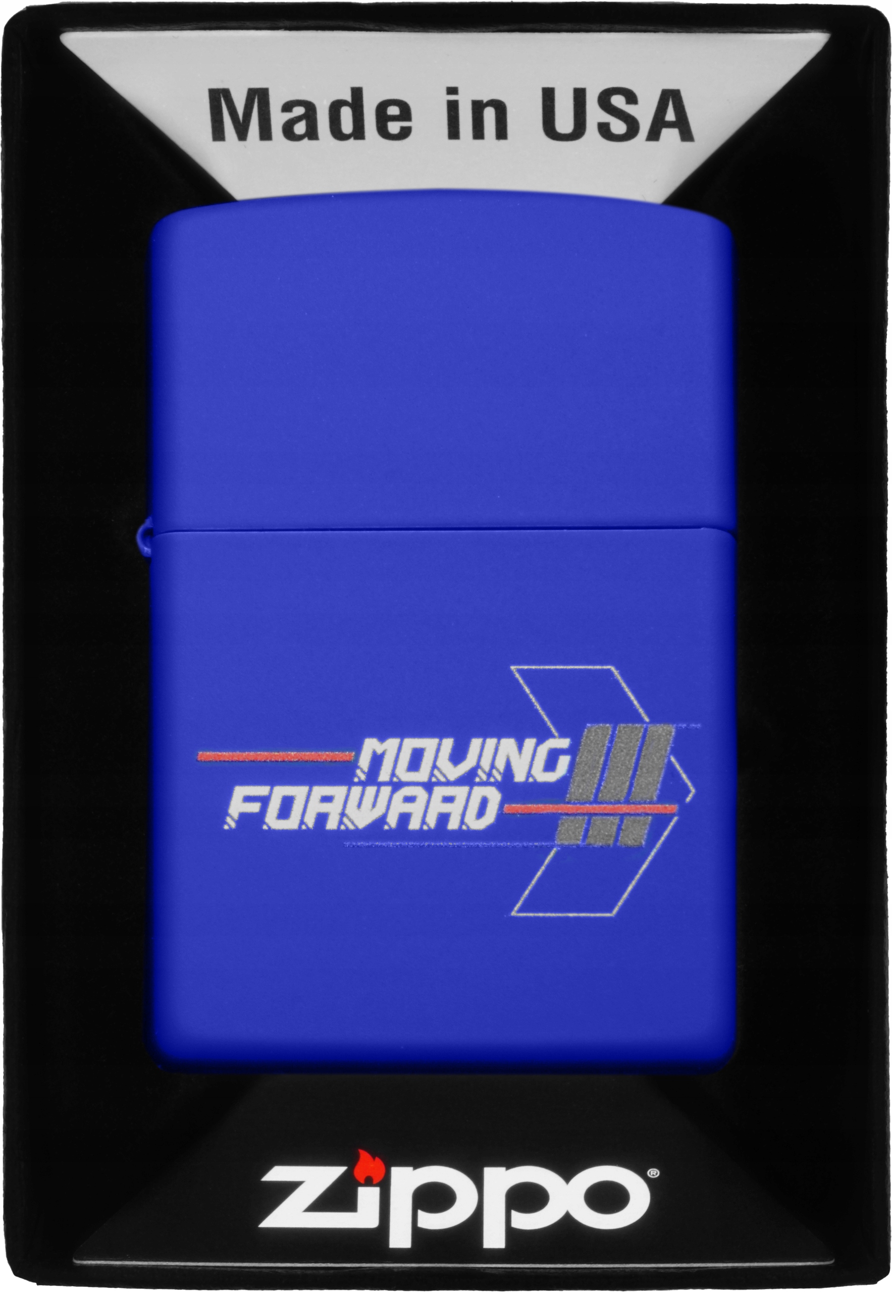 Zapalovač Zippo Moving Forward Design 60007283 Větruodolný benzínový
