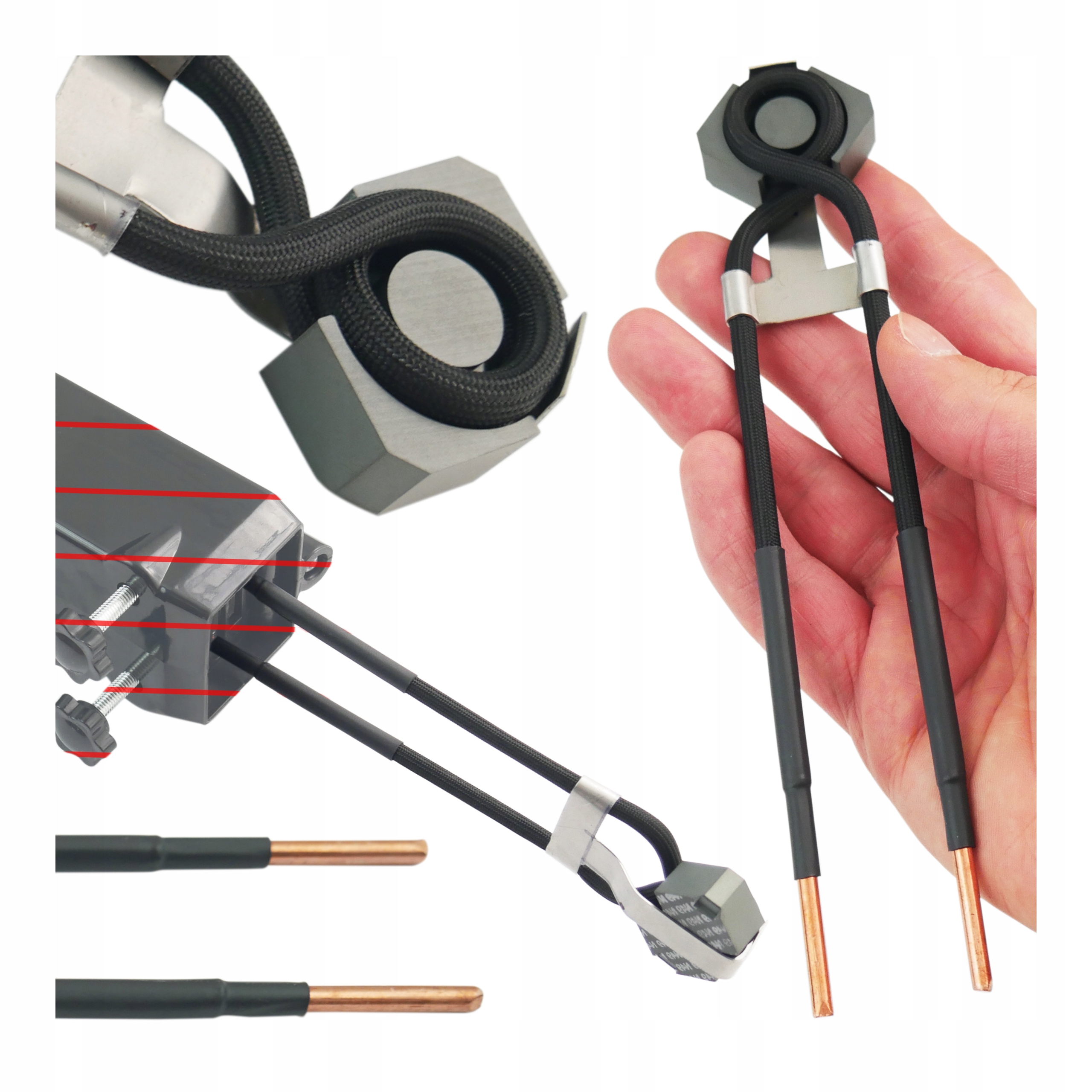 Cívka s Ferytem pro Indukční Ohřev Přesná cívka s feritem