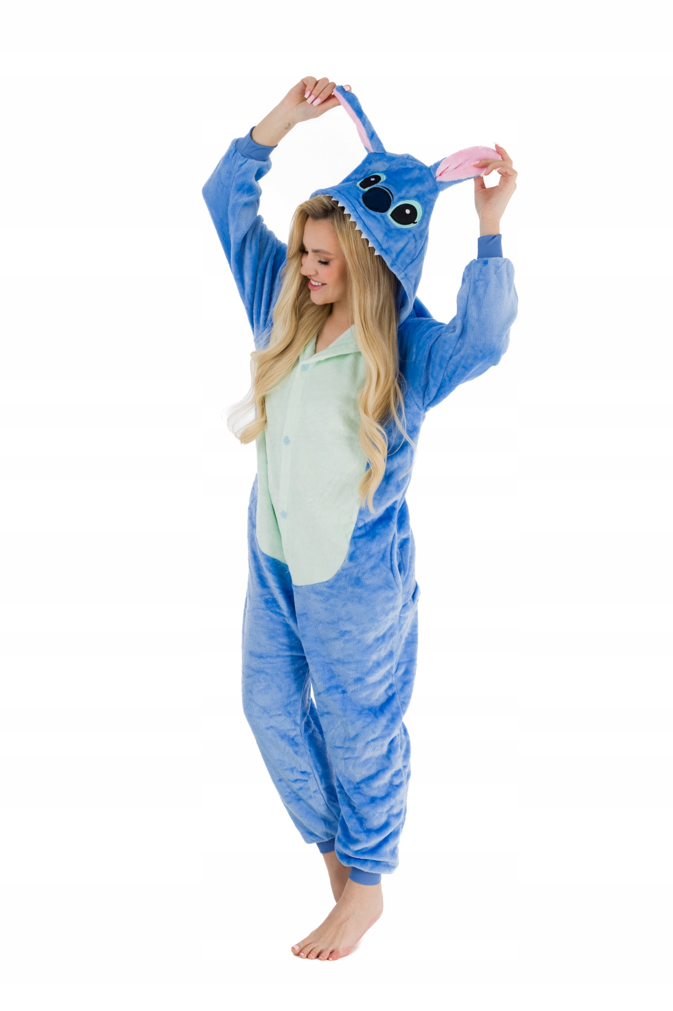 PIŻAMA DAMSKA ONESIE DRES KOMBINEZON STICH rozm. S Rozmiar S