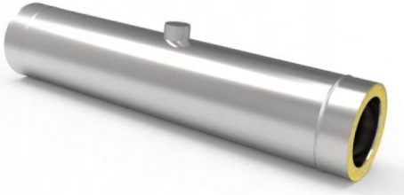 Kd Trubka s měřícím otvorem M64x4 fi 180 1 m 1,0 mm, komín