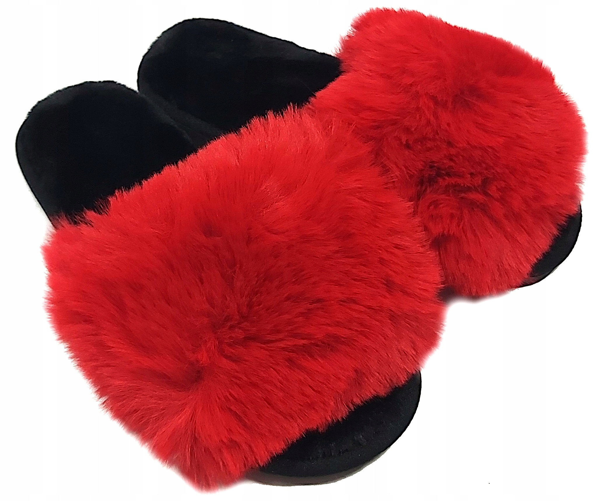 

Puchate Miękkie Kapcie Damskie Długie Futro 38/39