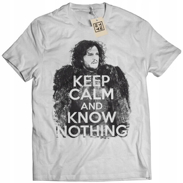

Koszulka Know Nothing Jon Snow Gra o Tron 2XL