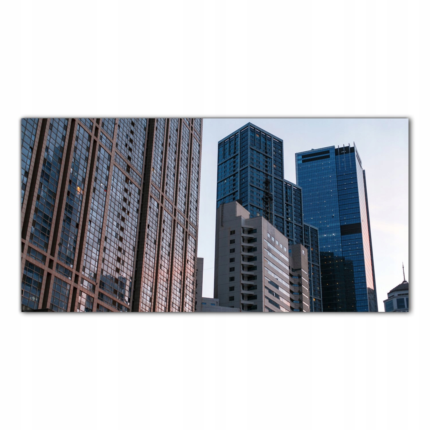Čína Město Budovy 120x60 Panel tvrzené sklo