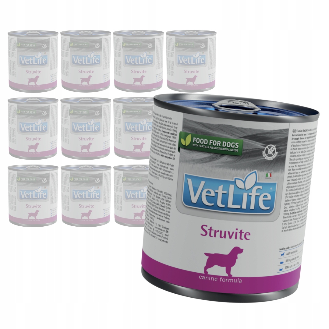 Levně Farmina Vet Life Struvite Canine 12x300g Krmivo pro psy Struvitové kameny