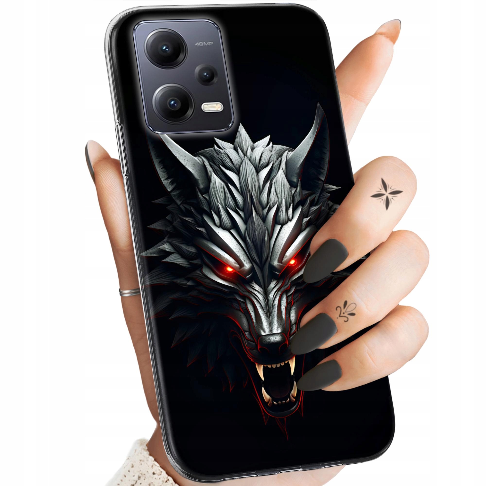 Etui Do Redmi Note 12 5G Poco X5 Wiedźmin Witcher Biały Wilk Case