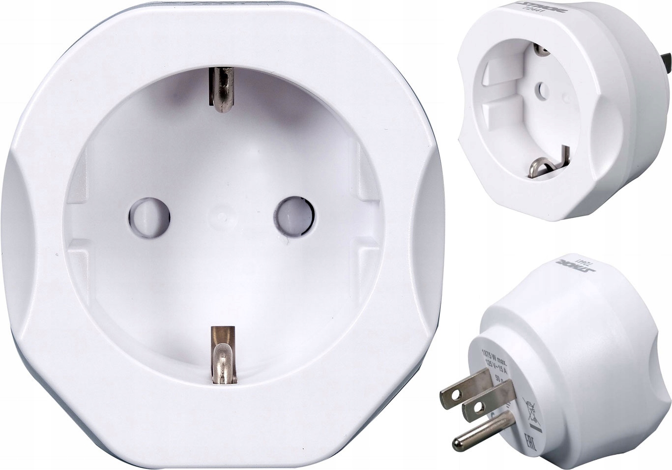 

Przejściówka Sieciowa Wtyczka Usa Adapter Eu Usa