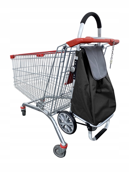 TORBA NA KÓŁKACH SKŁADANY WÓZEK NA ZAKUPY MOCNY! Kod producenta 496