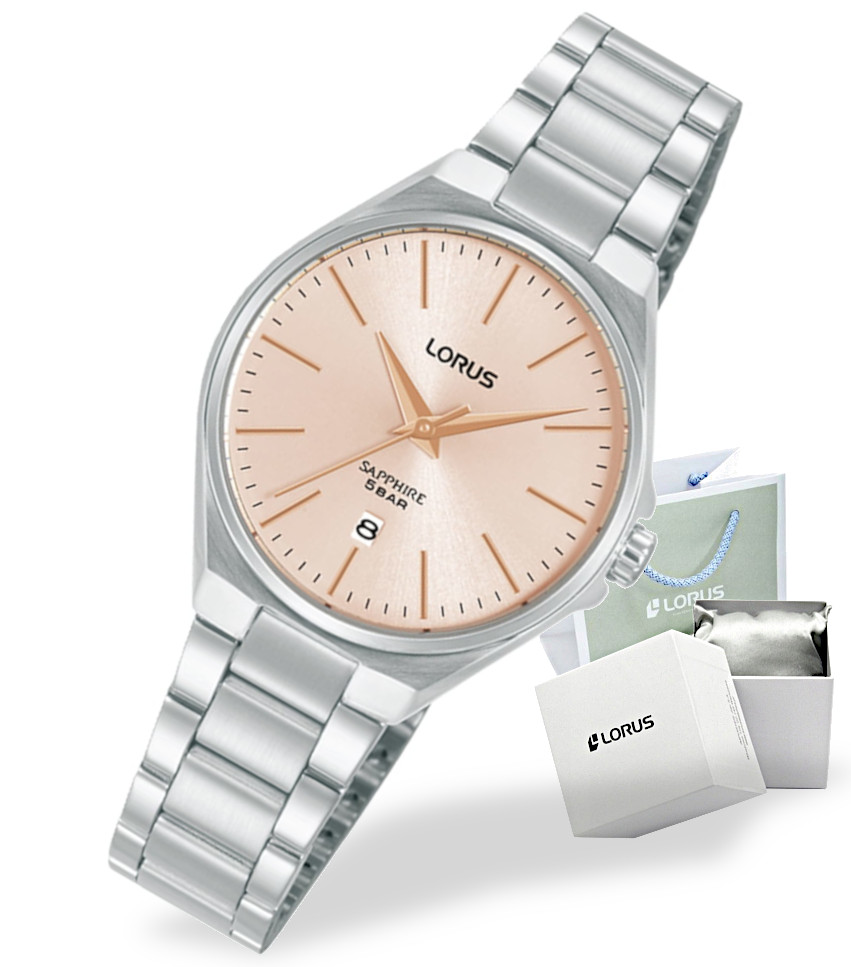 Klasické dámské hodinky na náramku Lorus RJ269BX9 Box Gravírování Bonus