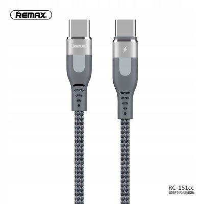 

Remax kabel Usb Typ C-typ C RC-151cc srebrny
