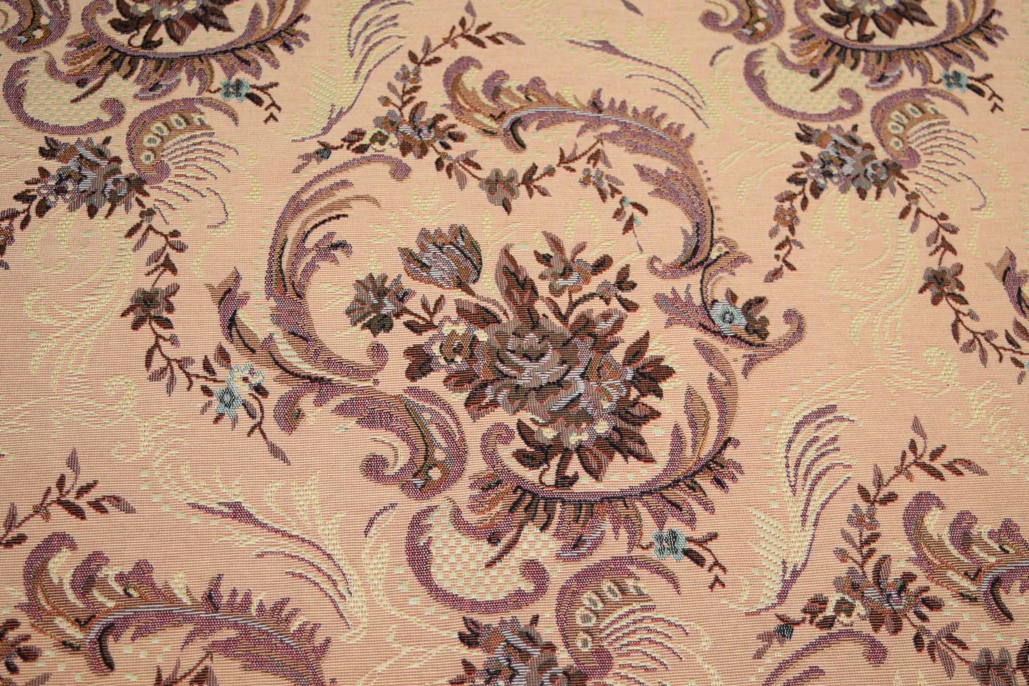 MEDALION MATERIAŁ ŻAKARDOWY TKANINA KOLOR 190603